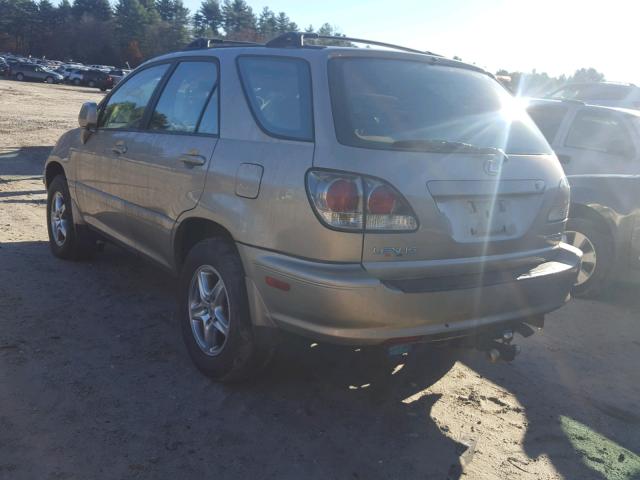 JTJHF10U320277705 - 2002 LEXUS RX 300 GOLD photo 3