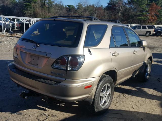 JTJHF10U320277705 - 2002 LEXUS RX 300 GOLD photo 4