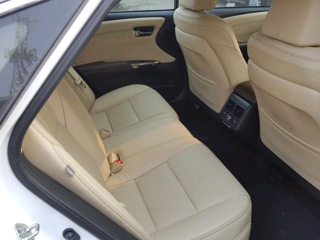 4T1BK1EB2GU229765 - 2016 TOYOTA AVALON XLE WHITE photo 6