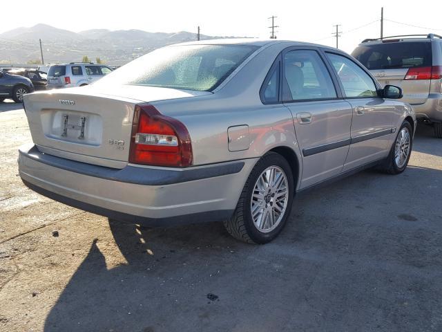 YV1TS94D211151291 - 2001 VOLVO S80 GOLD photo 4