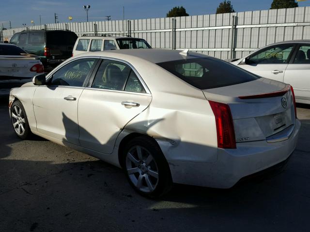 1G6AA5RAXD0167422 - 2013 CADILLAC ATS CREAM photo 3