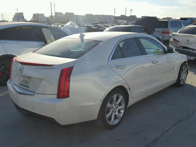 1G6AA5RAXD0167422 - 2013 CADILLAC ATS CREAM photo 4