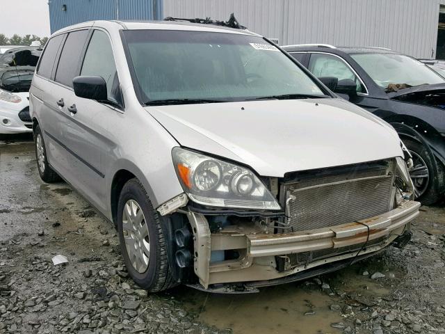 5FNRL38227B099955 - 2007 HONDA ODYSSEY LX SILVER photo 1