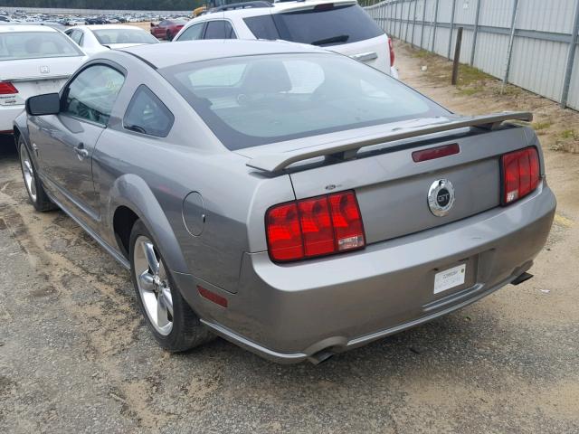 1ZVHT82H495141095 - 2009 FORD MUSTANG GT SILVER photo 3
