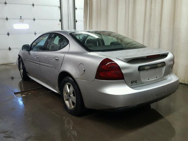 2G2WP552161132263 - 2006 PONTIAC GRAND PRIX ვერცხლისფერი ფოტო 3