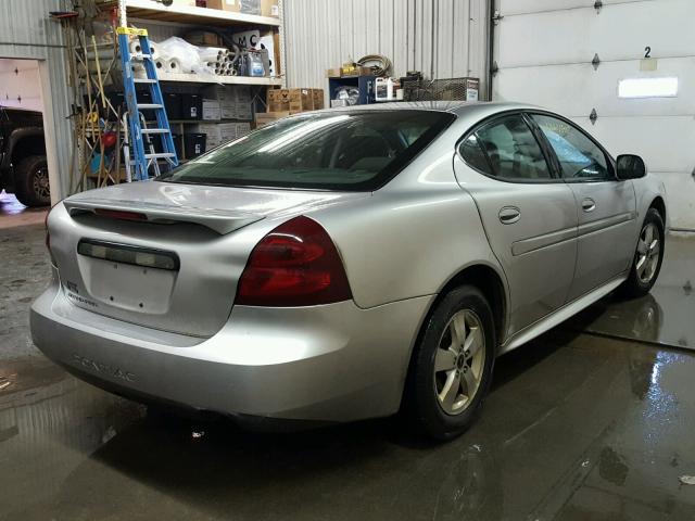 2G2WP552161132263 - 2006 PONTIAC GRAND PRIX ვერცხლისფერი ფოტო 4