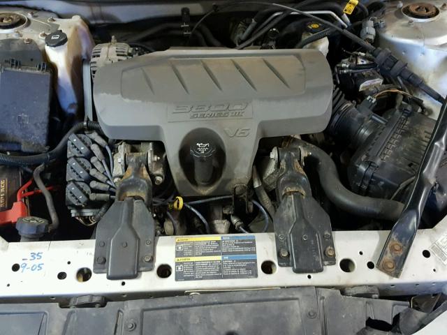 2G2WP552161132263 - 2006 PONTIAC GRAND PRIX ვერცხლისფერი ფოტო 7