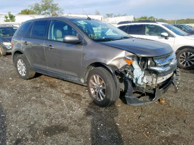 2FMDK4JC6DBA17056 - 2013 FORD EDGE SEL BROWN photo 1