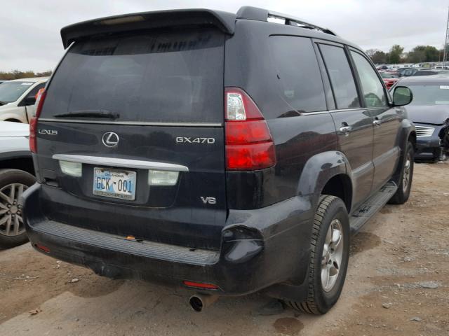 JTJBT20X680152110 - 2008 LEXUS GX 470 BLACK photo 4