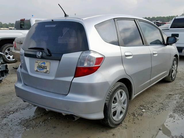 JHMGE8H35BC013503 - 2011 HONDA FIT GRAY photo 4