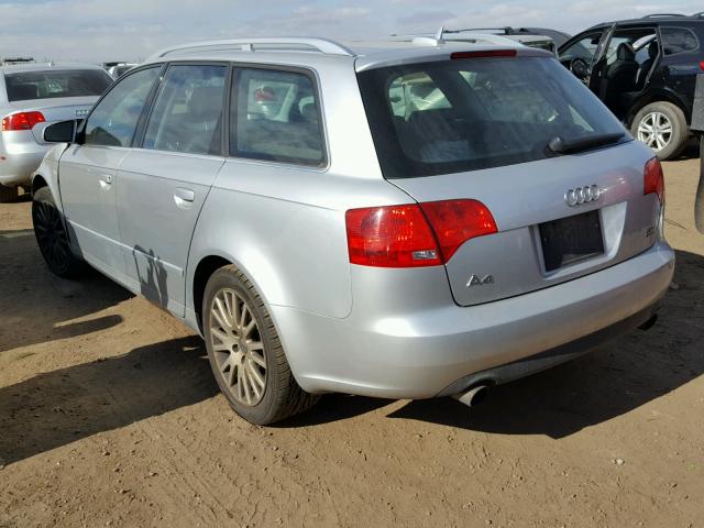 WAUKG78E26A094279 - 2006 AUDI A4 3.2 AVA SILVER photo 3