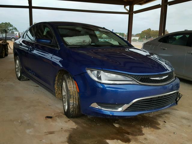 1C3CCCAB4FN752192 - 2015 CHRYSLER 200 LIMITE BLUE photo 1