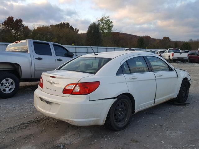 1C3LC46K98N271193 - 2008 CHRYSLER SEBRING LX WHITE photo 4