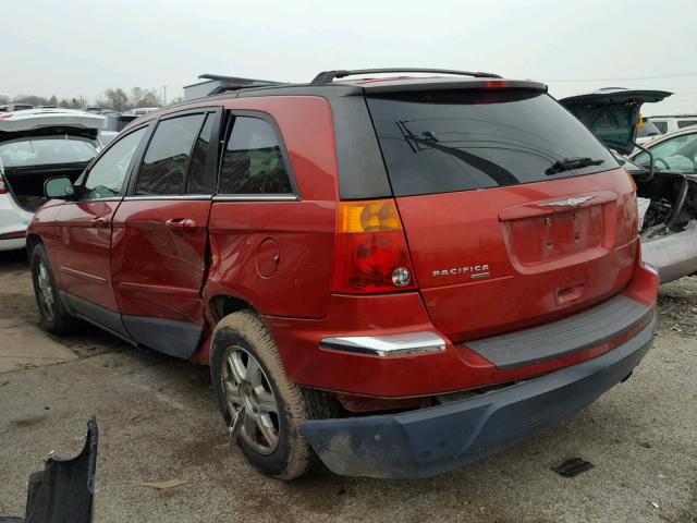 2C4GM68415R655083 - 2005 CHRYSLER PACIFICA T RED photo 3