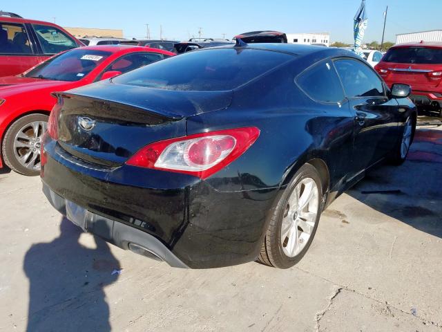 KMHHT6KDXBU059688 - 2011 HYUNDAI GENESIS CO BLACK photo 4