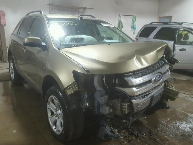 2FMDK4JC0CBA31422 - 2012 FORD EDGE SEL GREEN photo 1