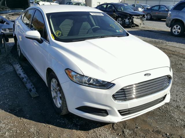 3FA6P0G78FR190458 - 2015 FORD FUSION S WHITE photo 1