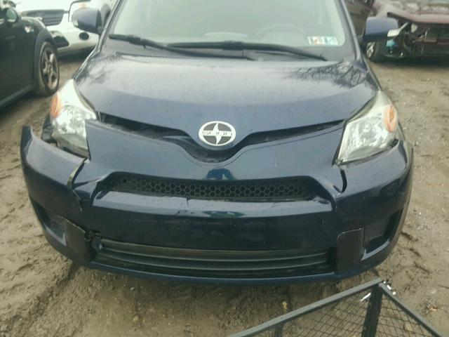 JTKKUPB45E1040915 - 2014 TOYOTA SCION XD BLUE photo 7