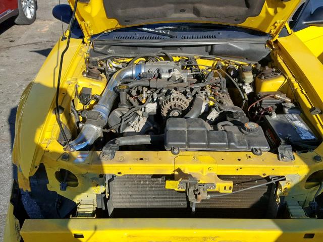 1FAFP42X4XF114216 - 1999 FORD MUSTANG GT YELLOW photo 7