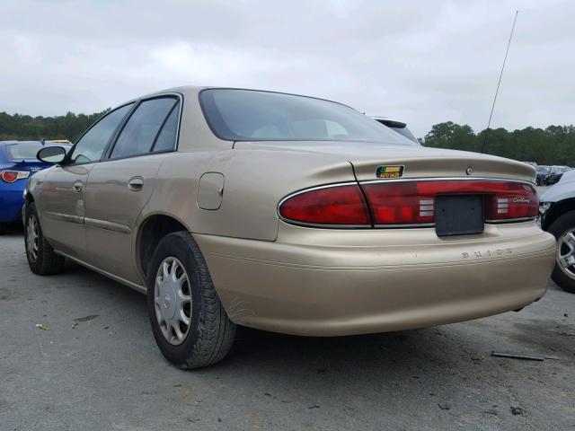 2G4WS52JX41252562 - 2004 BUICK CENTURY CU GOLD photo 3