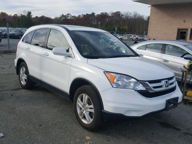 JHLRE4H73BC028025 - 2011 HONDA CR-V EXL WHITE photo 1