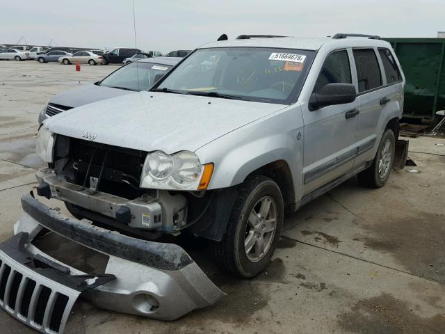 1J4HR48N35C624973 - 2005 JEEP GRAND CHER SILVER photo 2