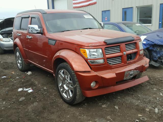 1D8GU58667W687986 - 2007 DODGE NITRO R/T ORANGE photo 1