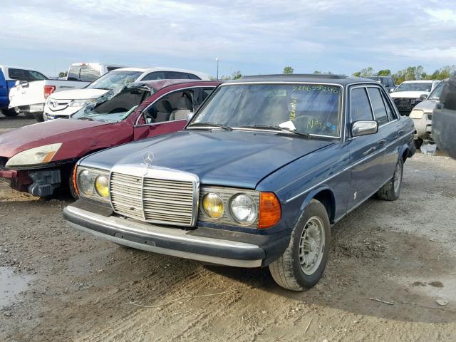 WDBAB33A3EA114515 - 1984 MERCEDES-BENZ 300 DT BLUE photo 2