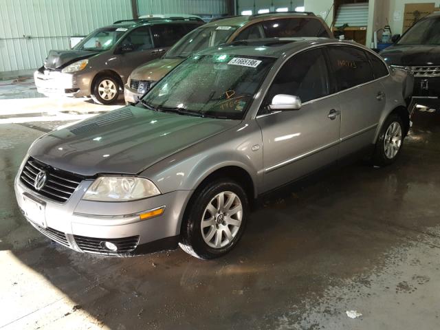 WVWPD63B63P109965 - 2003 VOLKSWAGEN PASSAT GLS GRAY photo 2