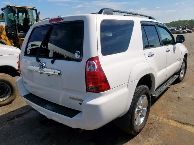 JTEZT14R360026500 - 2006 TOYOTA 4RUNNER SR WHITE photo 4