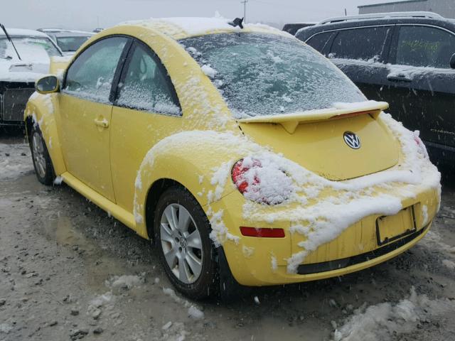 3VWRG3AG7AM034660 - 2010 VOLKSWAGEN NEW BEETLE YELLOW photo 3