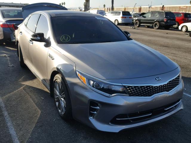 5XXGV4L27GG061617 - 2016 KIA OPTIMA SXL GRAY photo 1