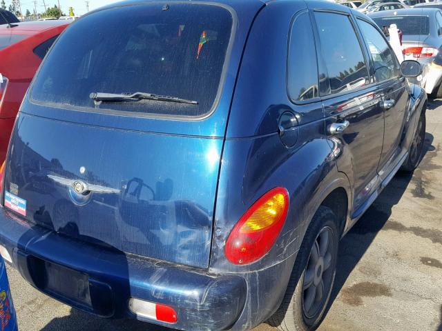 3C8FY68BX3T512351 - 2003 CHRYSLER PT CRUISER BLUE photo 4