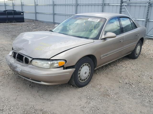 2G4WS52J421106817 - 2002 BUICK CENTURY CU TAN photo 2