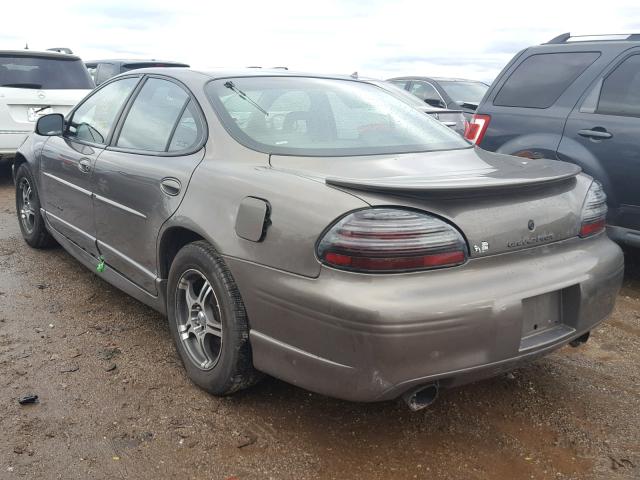 1G2WP52K72F158342 - 2002 PONTIAC GRAND PRIX BROWN photo 3