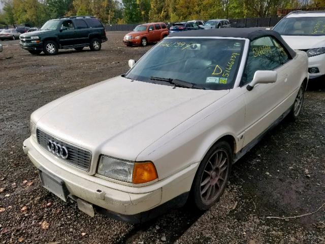 WAUAA88G8VN002653 - 1997 AUDI CABRIOLET WHITE photo 2