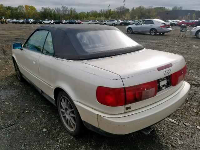 WAUAA88G8VN002653 - 1997 AUDI CABRIOLET WHITE photo 3