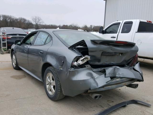 2G2WS522151195249 - 2005 PONTIAC GRAND PRIX ნაცრისფერი ფოტო 3