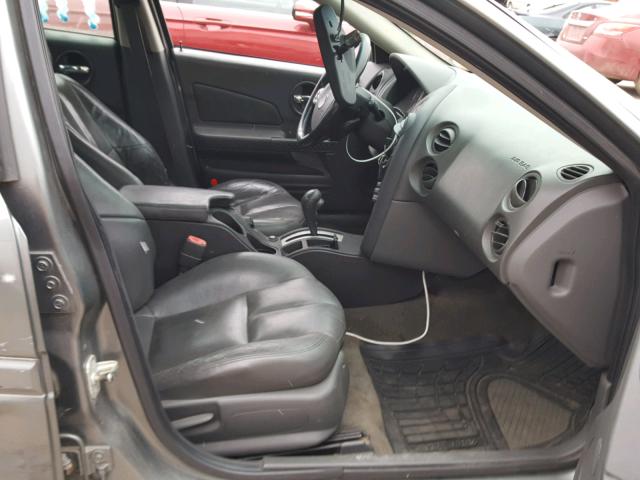 2G2WS522151195249 - 2005 PONTIAC GRAND PRIX ნაცრისფერი ფოტო 5