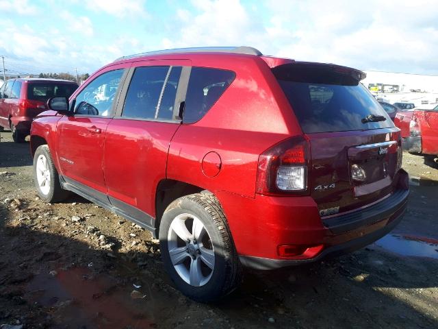 1C4NJDAB9FD100917 - 2015 JEEP COMPASS SP RED photo 3