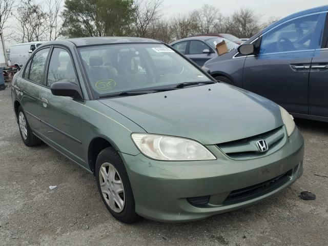 2HGES16354H606582 - 2004 HONDA CIVIC DX V GREEN photo 1