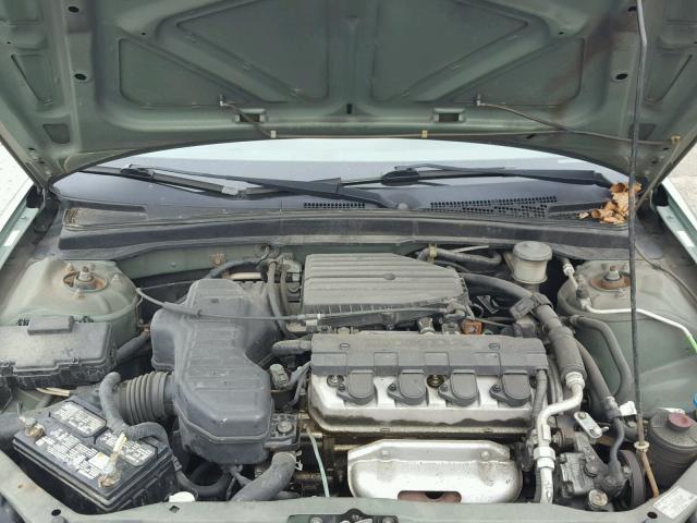 2HGES16354H606582 - 2004 HONDA CIVIC DX V GREEN photo 7