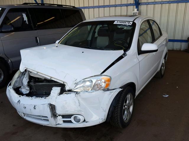 KL1TG5DE3BB230450 - 2011 CHEVROLET AVEO LT SILVER photo 2