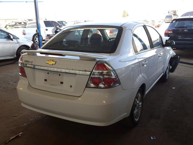 KL1TG5DE3BB230450 - 2011 CHEVROLET AVEO LT SILVER photo 4