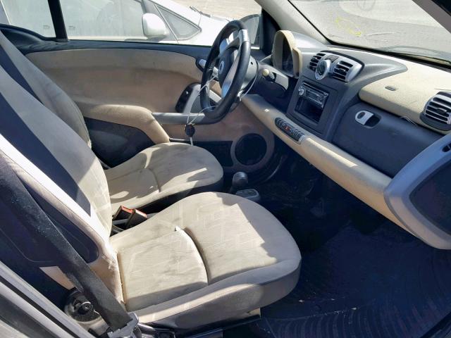 WMEEK31XX8K127658 - 2008 SMART FORTWO PAS 白色 照片 5