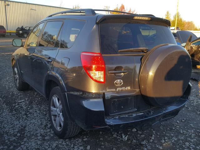 JTMBD32V275090059 - 2007 TOYOTA RAV4 SPORT GRAY photo 3