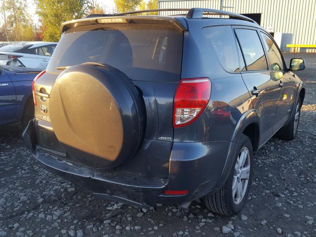 JTMBD32V275090059 - 2007 TOYOTA RAV4 SPORT GRAY photo 4