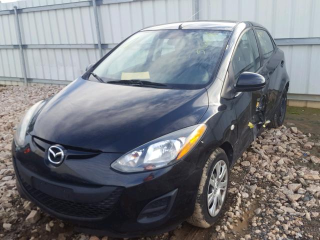 JM1DE1KY0E0177599 - 2014 MAZDA MAZDA2 SPO BLACK photo 2