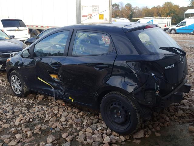 JM1DE1KY0E0177599 - 2014 MAZDA MAZDA2 SPO BLACK photo 3