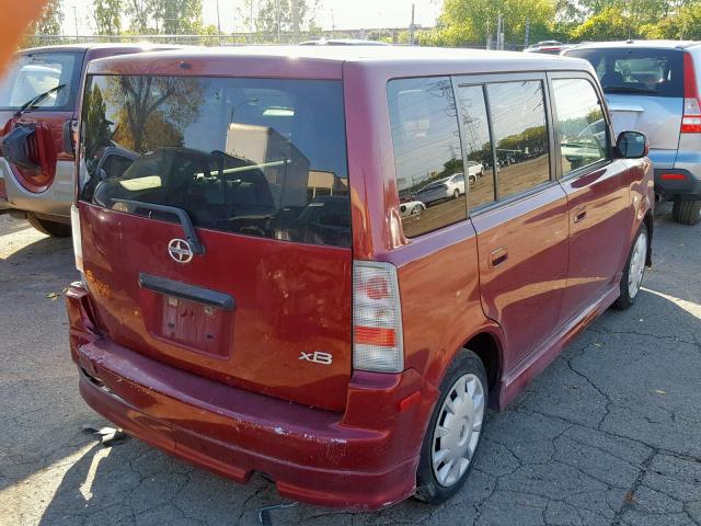 JTLKT324364066744 - 2006 TOYOTA SCION XB Rot Foto 4